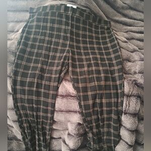 Nordstrom Brown Plaid Pants